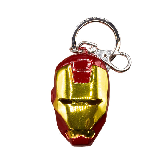Marvels Iron Man Metallic Head Pewter Key Chain