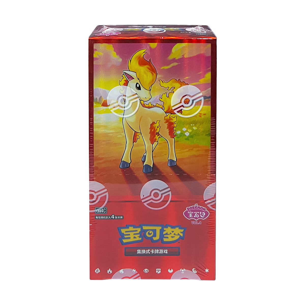 Pokemon TCG: cbb4C CN Gem Pack Vol.4 Simplified Booster Box 18pk