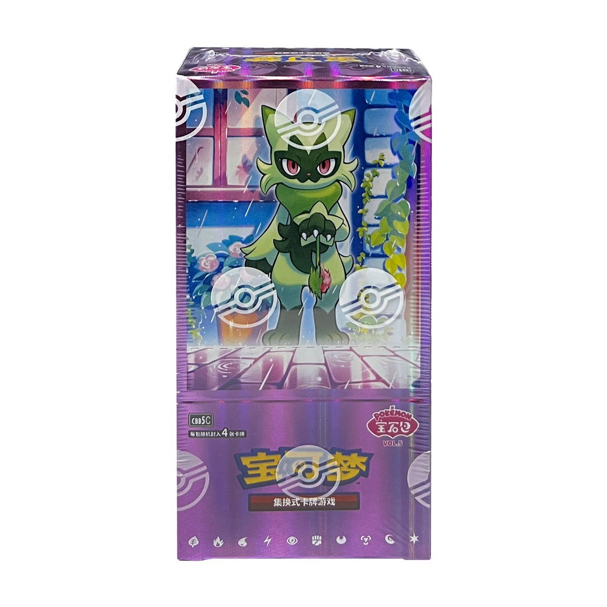 Pokemon TCG: cbb5C Gem Pack Vol.5 Simplified Chinese Booster Box 18pk