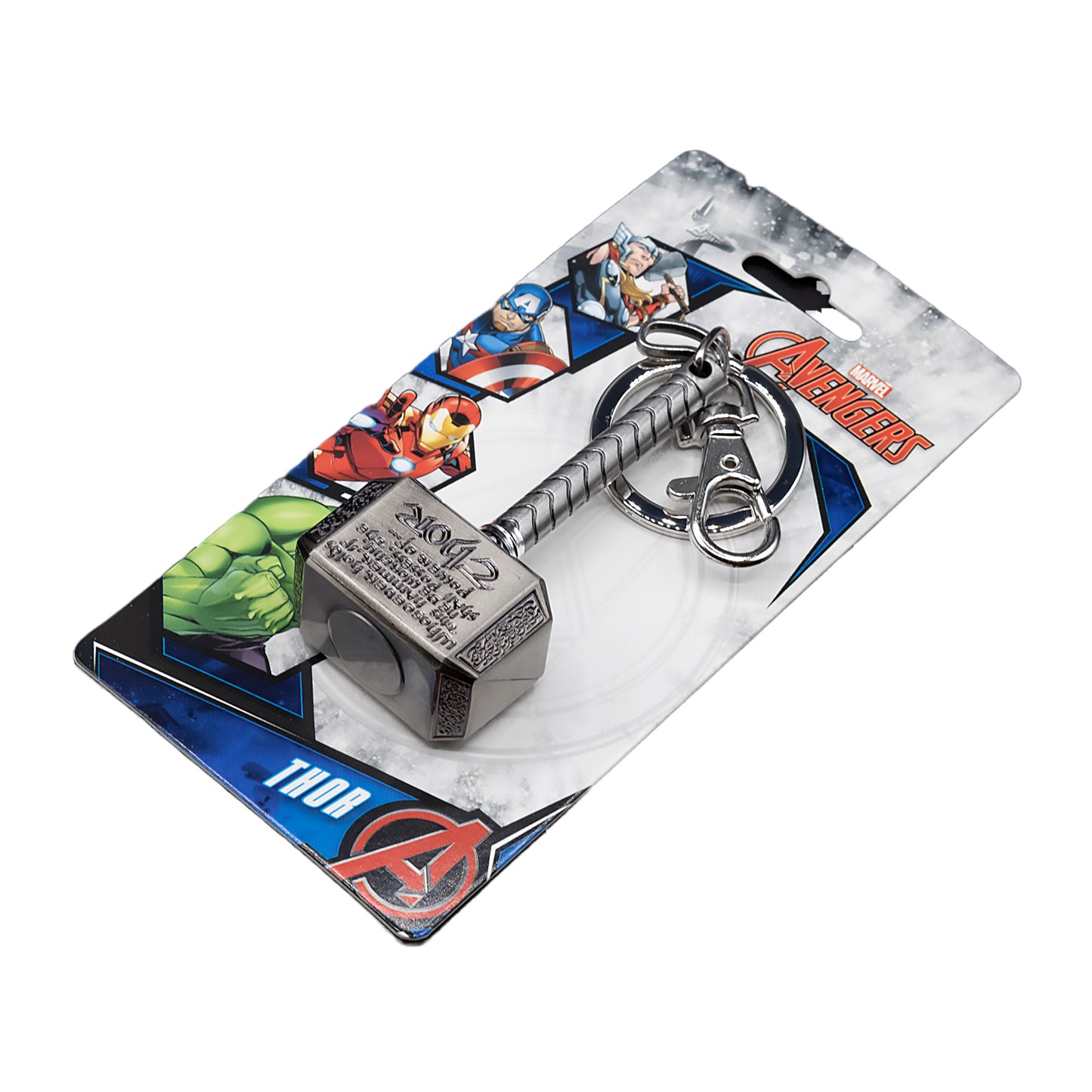 Marvels Thor Mjolnir Hammer Pewter Key Chain