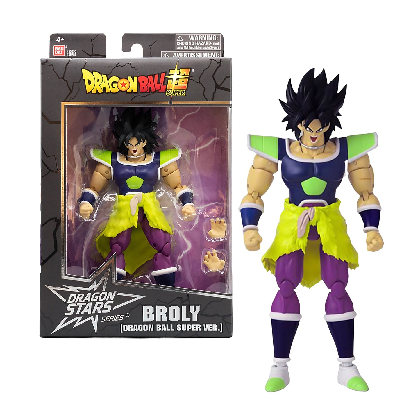 Dragonball Super Dragon Stars Series Broly 6.5in Action Figure