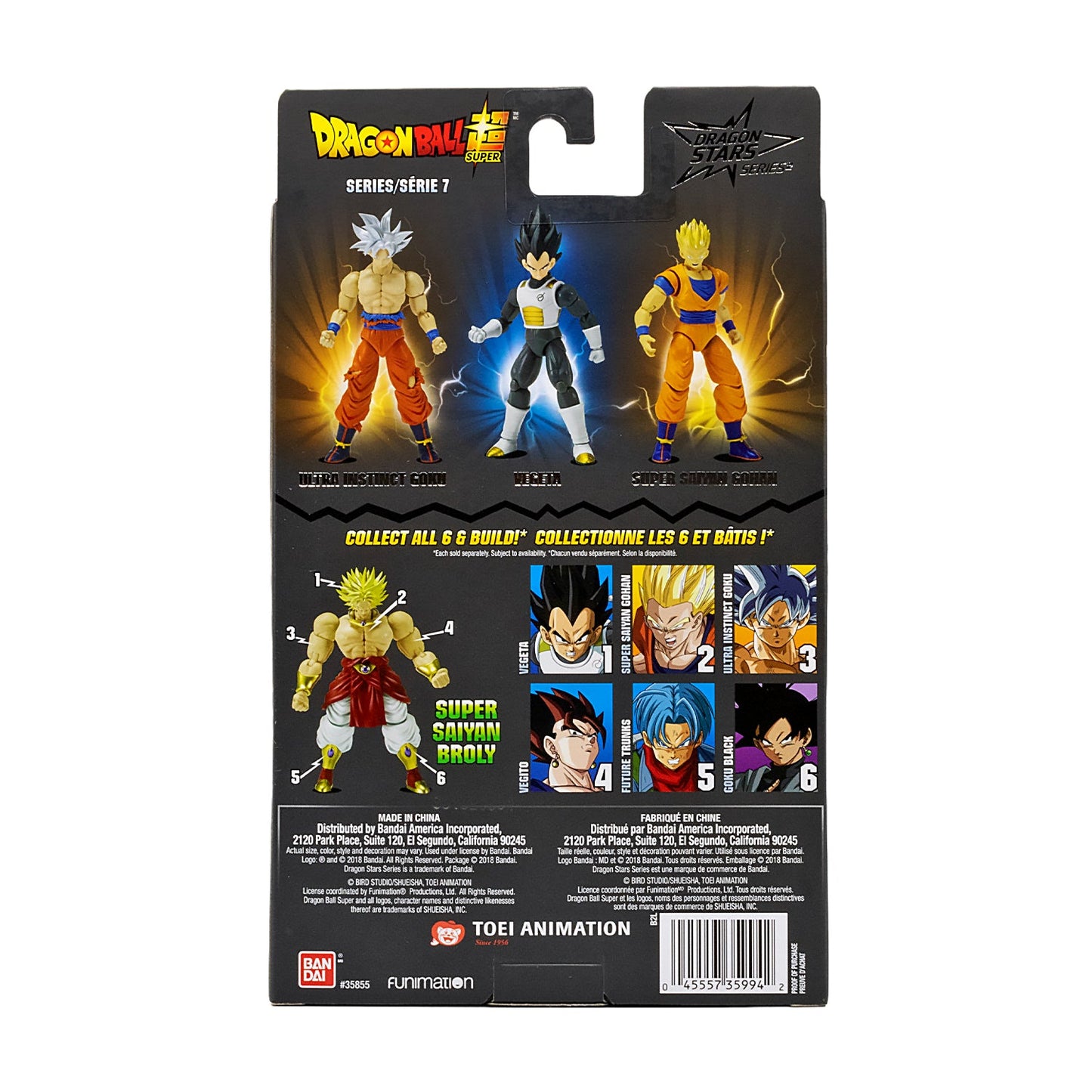 Dragonball Super Dragon Stars Series Ultra Instinct Goku 6.5in Action Figure