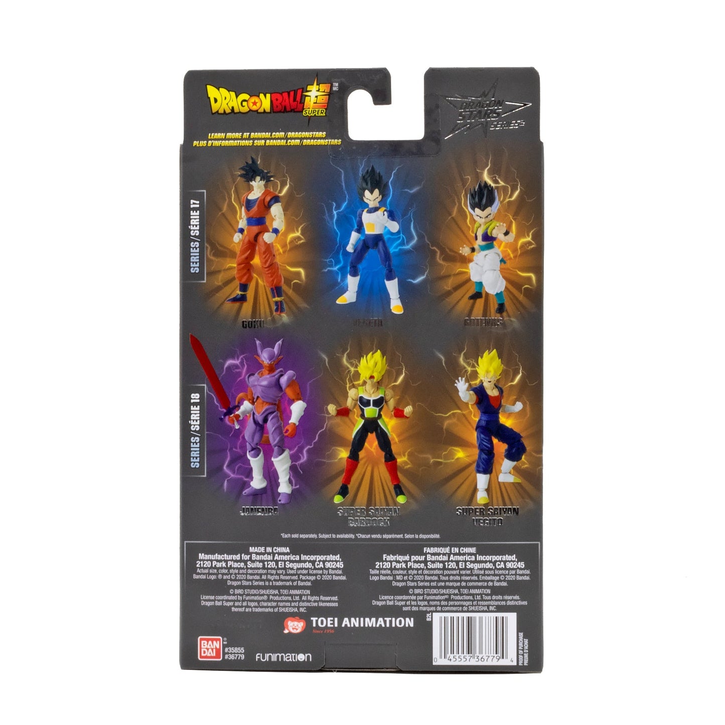 Dragonball Super Dragon Stars Series Super Saiyan Vegito 6.5in Action Figure