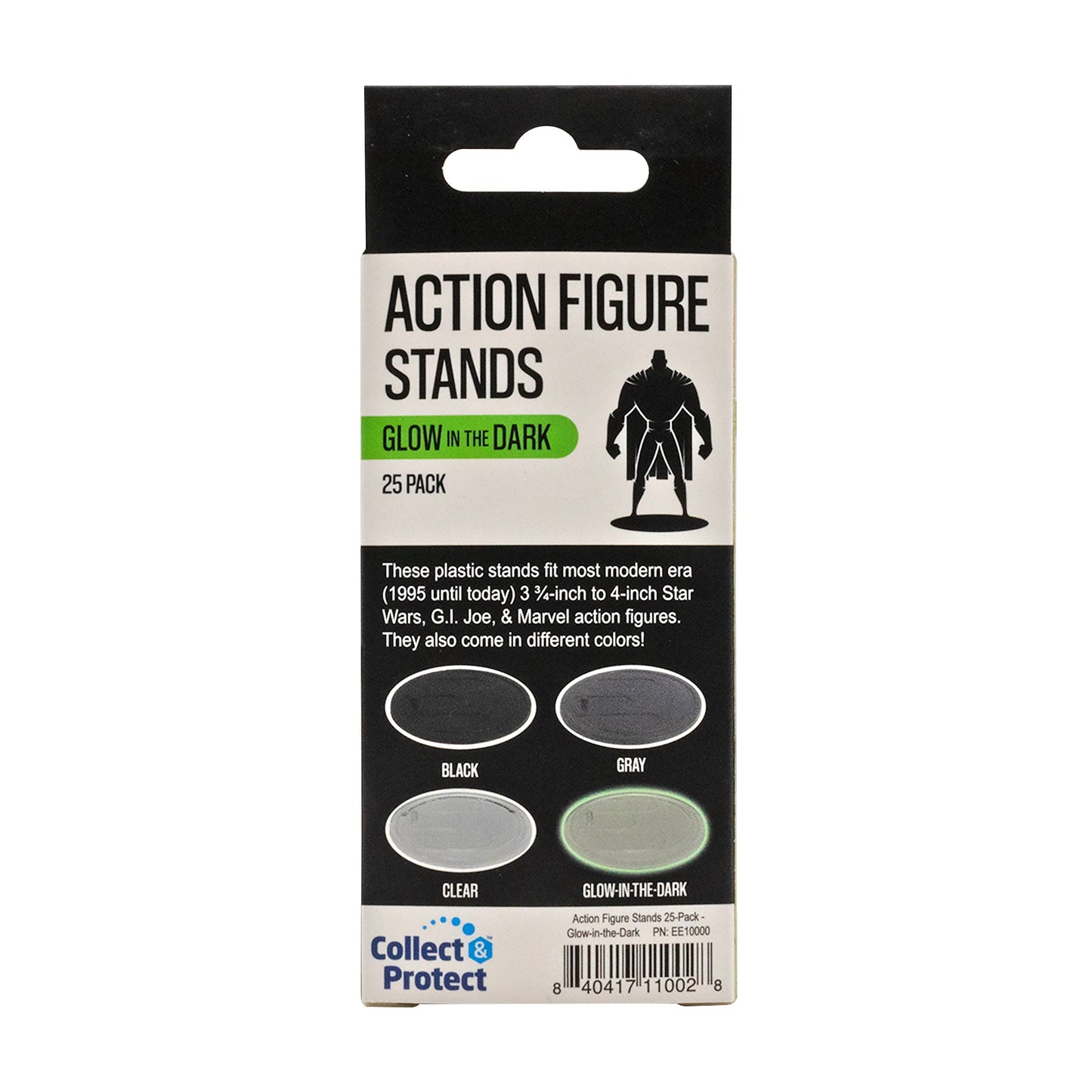 Action Figure Stand Glow in the Dark 25-Pack