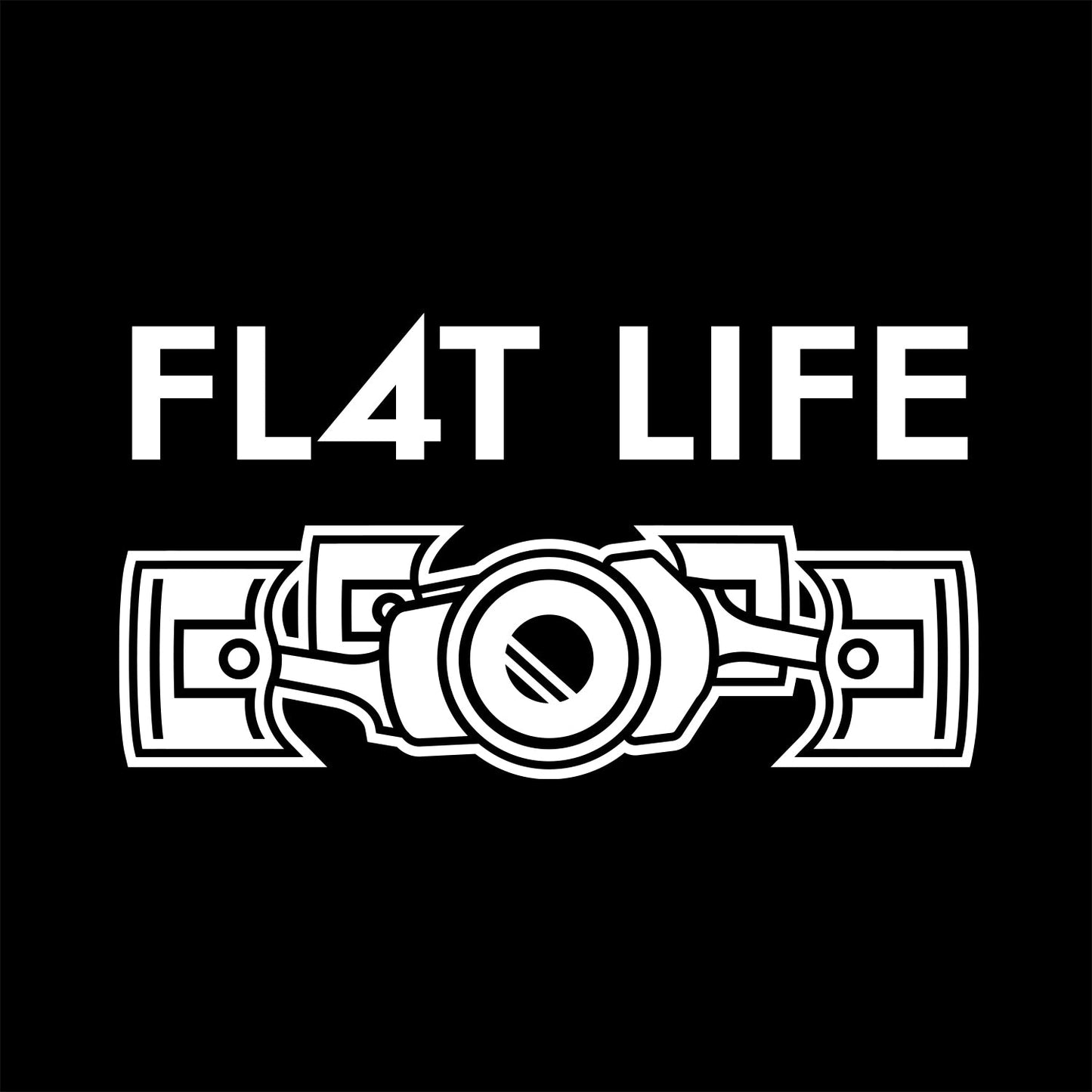 Fl4T Life Boxer Engine T-Shirt