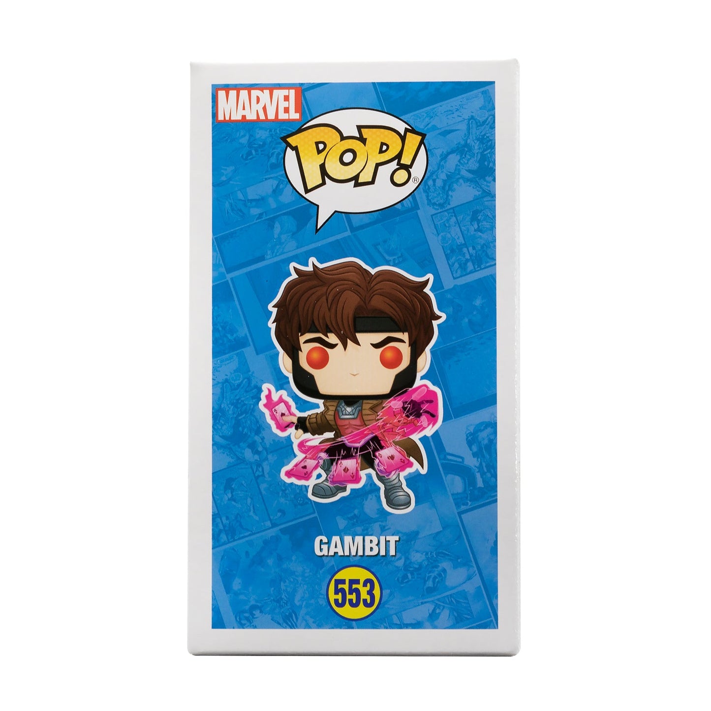 Funko Pop! Marvels X-Men Gambit Glow in the Dark Dark EE Excl. #553