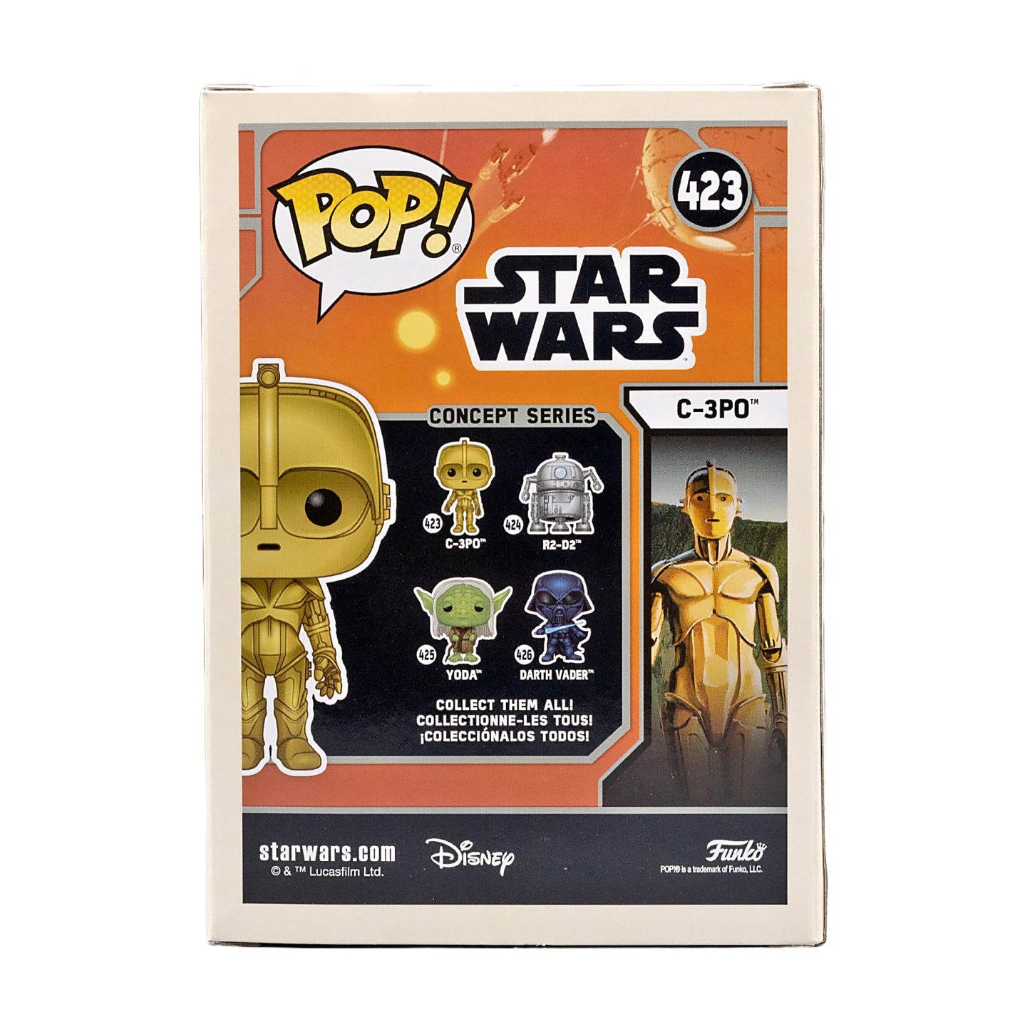 Funko Pop! Star Wars Concept Series C-3P0 #423