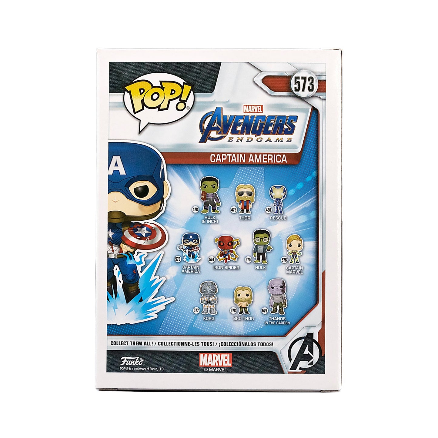 Funko Pop! Marvel Avengers Endgame Captain America with Broken Shield #573
