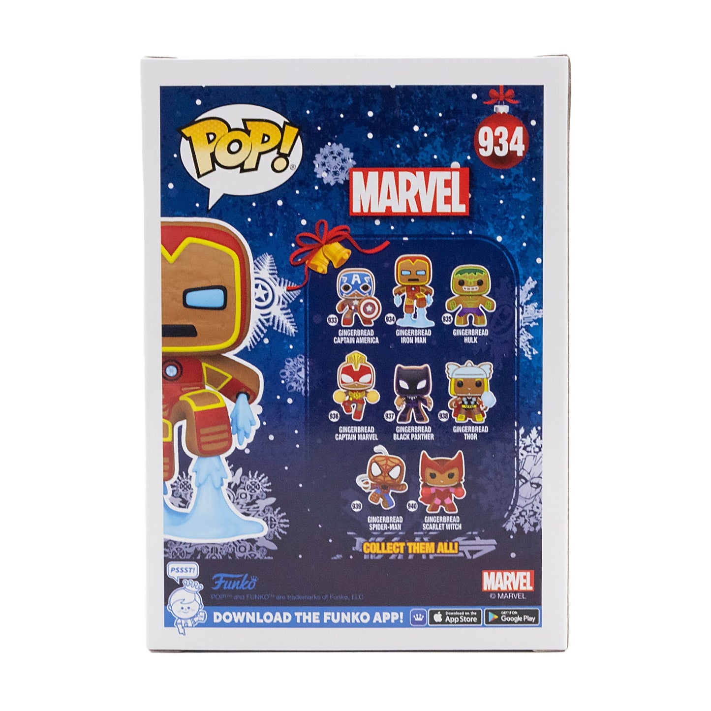 Funko Pop! Marvel Holiday Gingerbread Iron Man #934