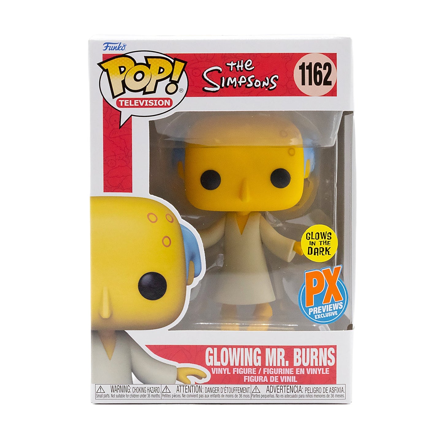 Funko Pop! The Simpsons Glowing Mr. Burns GITD PX Exlusive #1162