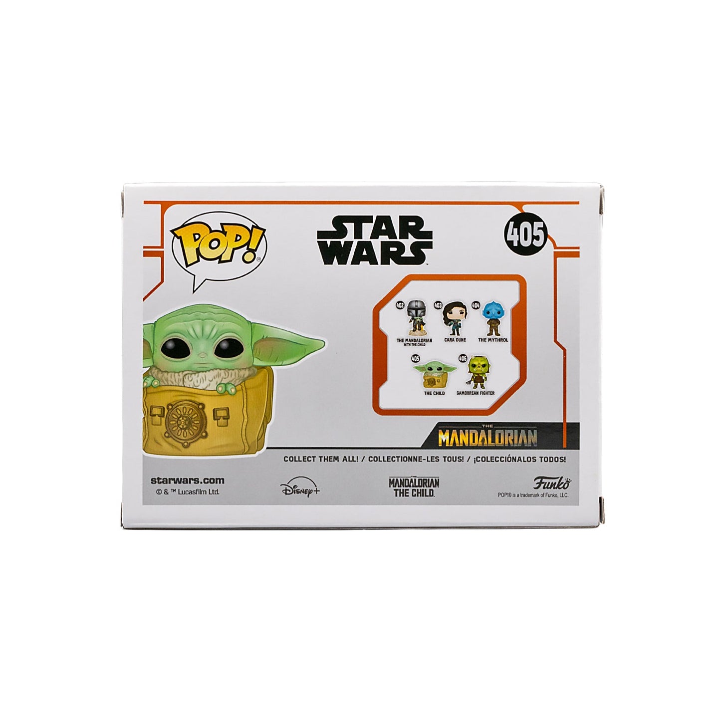 Funko Pop! Star Wars The Mandalorian The Child with Bag #405