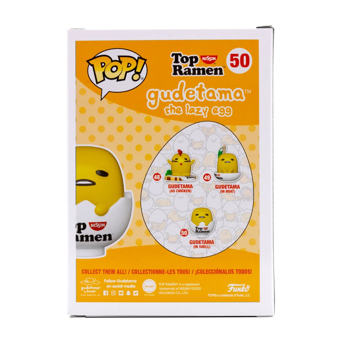 Funko Pop! Gudetama X Nissin Gudetama in Shell #50