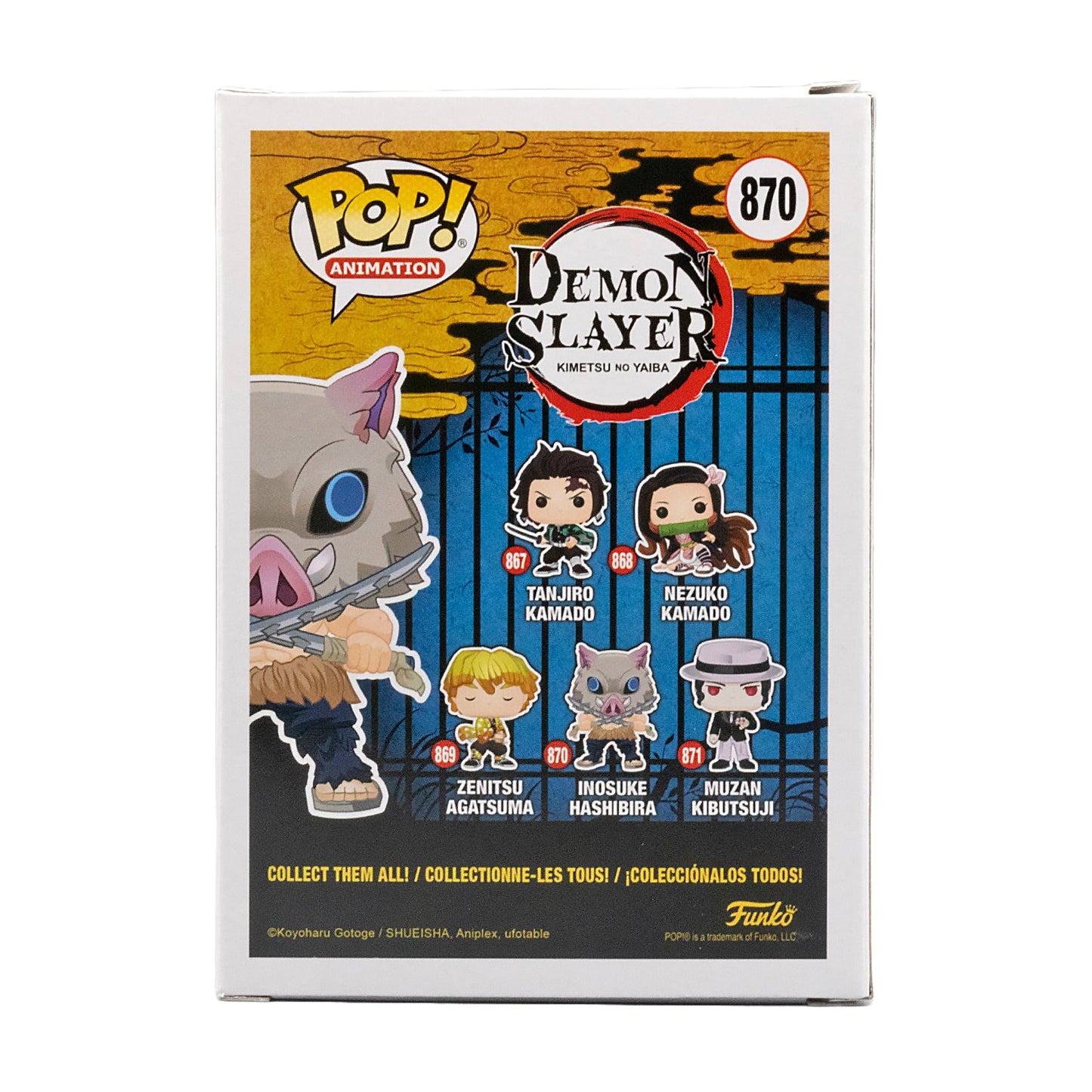 Funko Pop! Demon Slayer Inosuke Hashibira #870