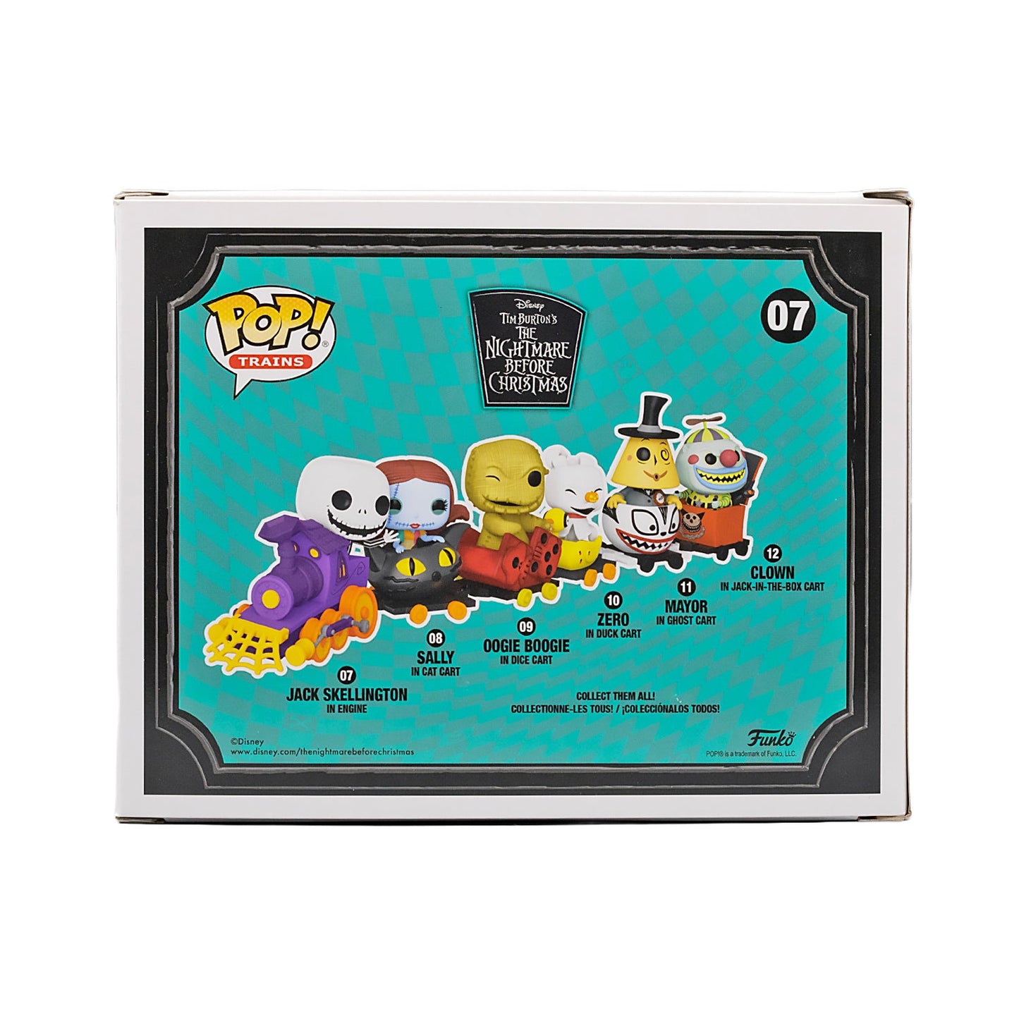 Funko Pop! The Nightmare Before Christmas Jack Skellington In Engine Train #07