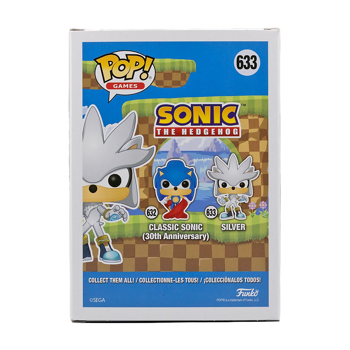 Funko Pop! Sonic the Hedgehog Silver #633