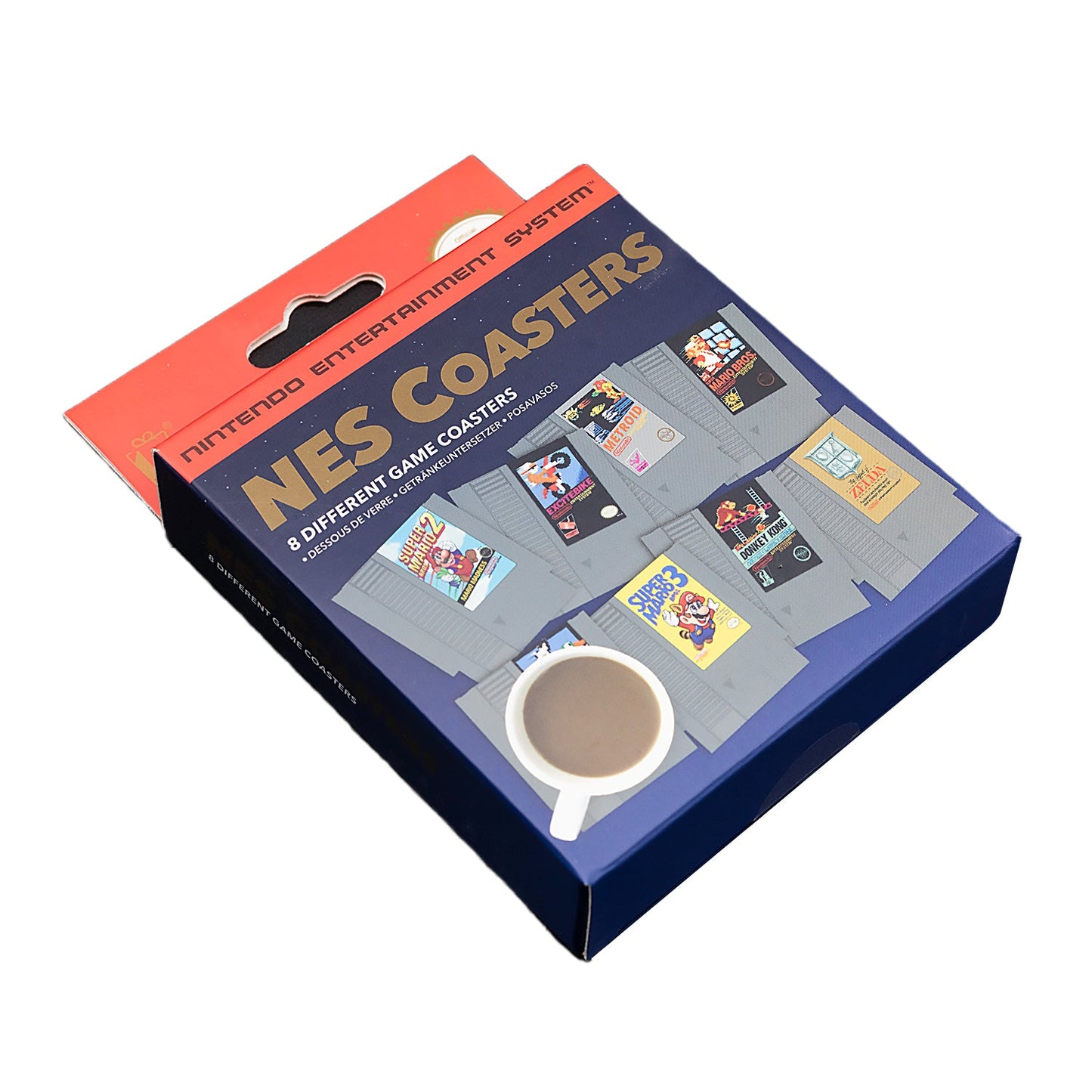 Nintendo NES Cartridge Shaped Coasters