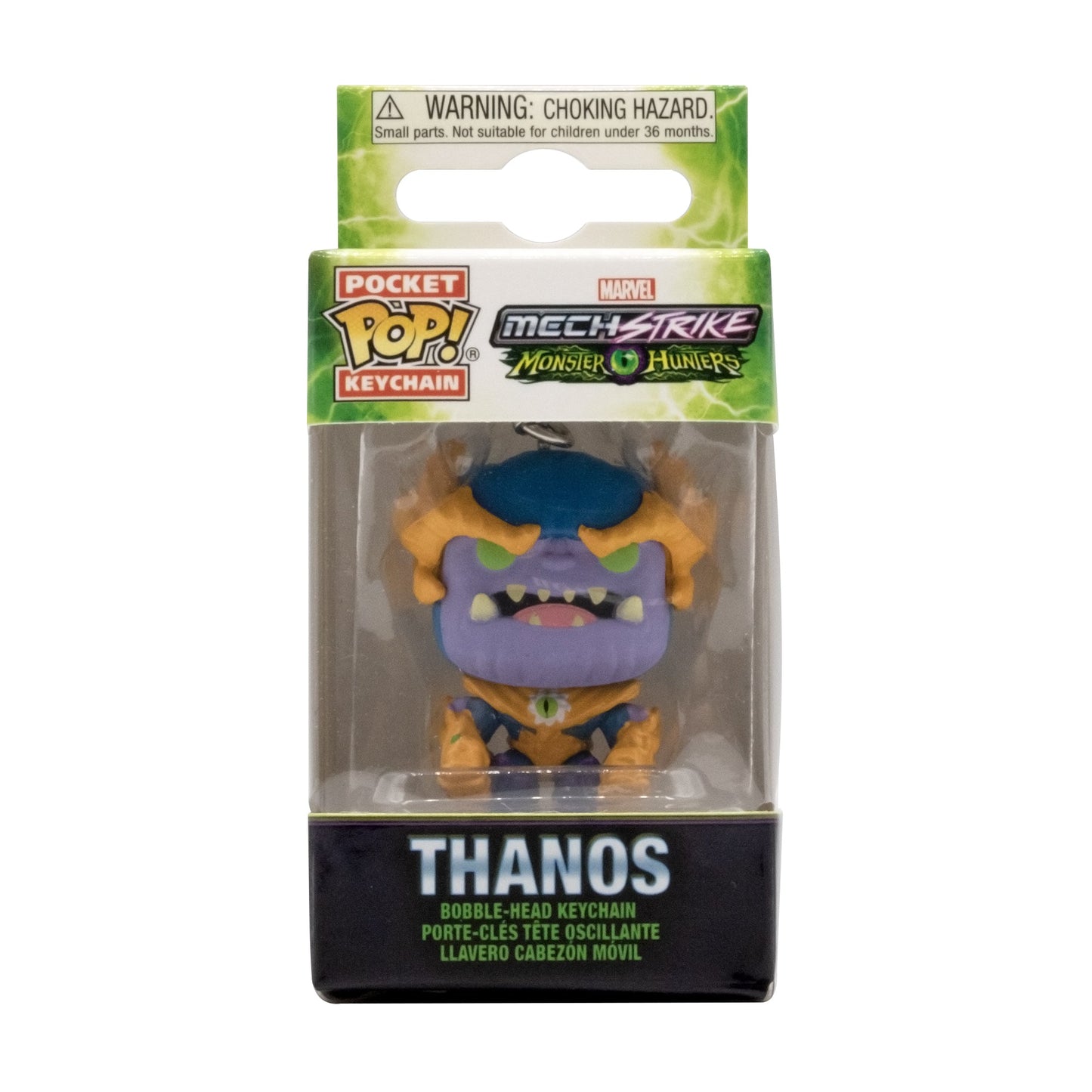 Funko Pocket Pop! Marvel Mech Strike Monster Hunters Thanos Key Chain