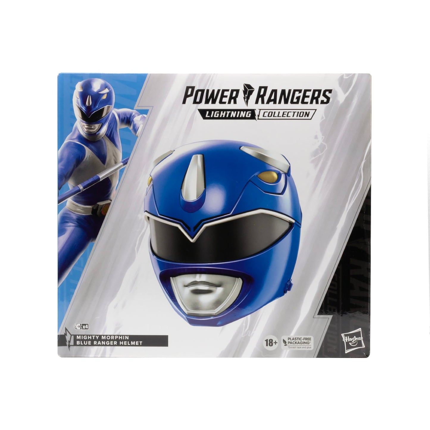 Power Rangers Lightning Collection Premium Blue Ranger Helmet Prop Replica