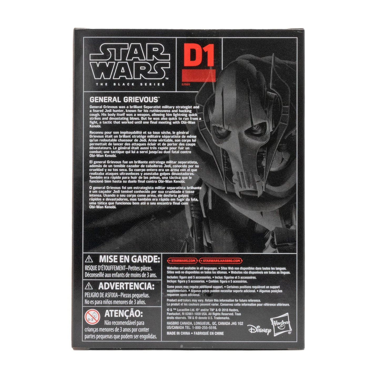 Star Wars The Black Series General Grievous 6-Inch Action Figure