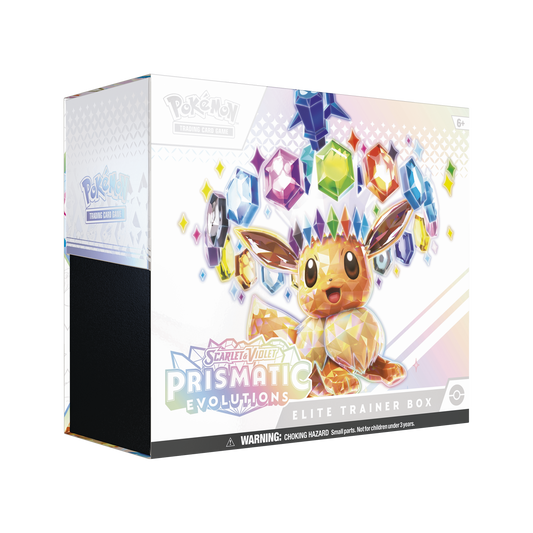 Pokemon TCG Scarlet & Violet Prismatic Evolutions Elite Trainer Box