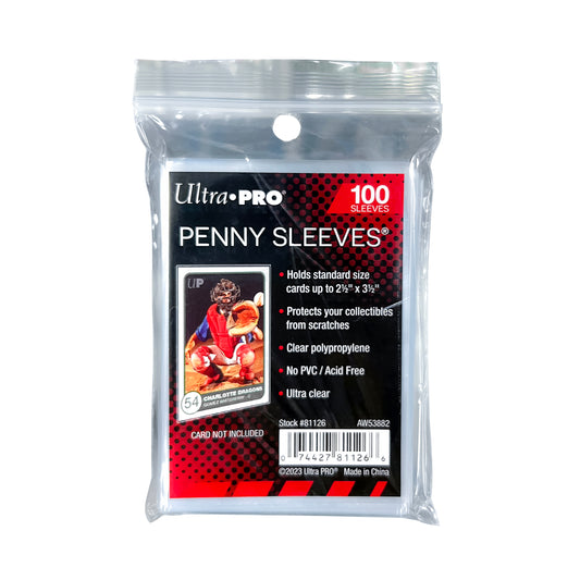 Ultra Pro 2.5 x 3.5 Inch Penny Sleeves 100ct