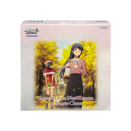 Weiss Schwarz Rascal Does Not Deam of Santa Claus 1st Edition English 1st Edition 10pk Booster Box