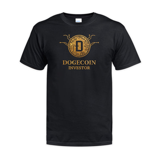 Dogecoin Investor Glitter Flake T-Shirt