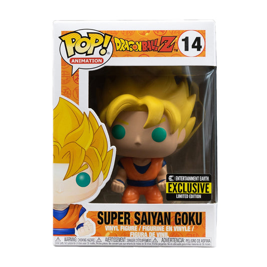 Funko Pop! Dragonball Z Super Saiyan Goku Glow in the Dark EE Excl. #14