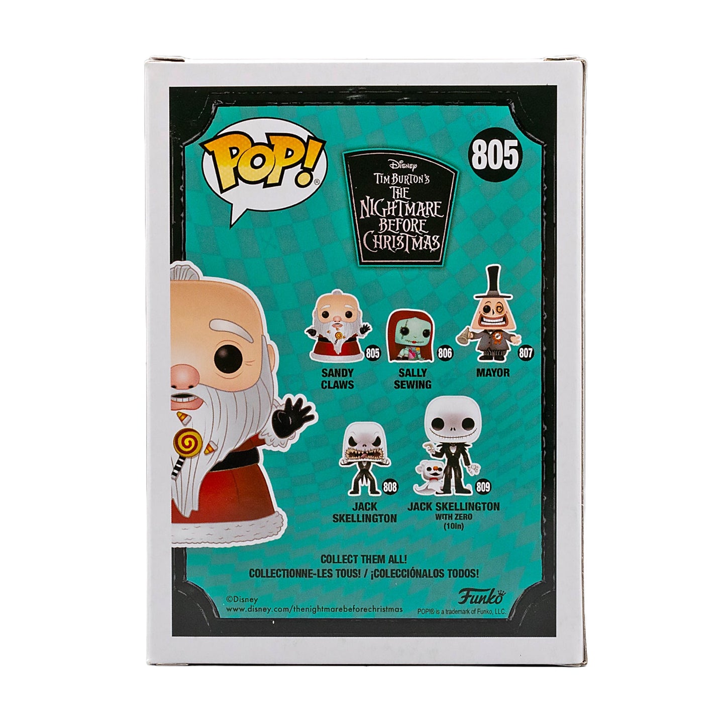 Funko Pop! The Nightmare Before Christmas Sandy Claws #805