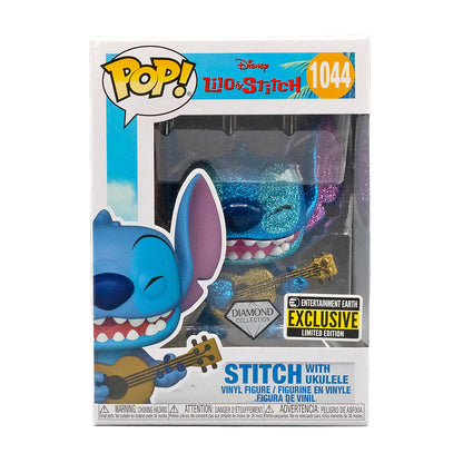 Funko Pop! Lilo & Stitch Stitch with Ukulele Diamond Glitter EE Exclusive