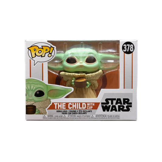 Funko Pop! Star Wars: The Mandalorian The Child with Cup #378